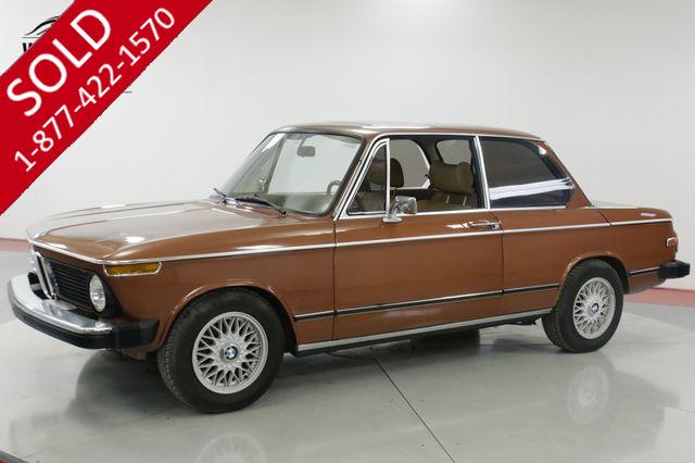 1976 BMW 2002 EXCELLENT CONDITION FACTORY AC & SUNROOF