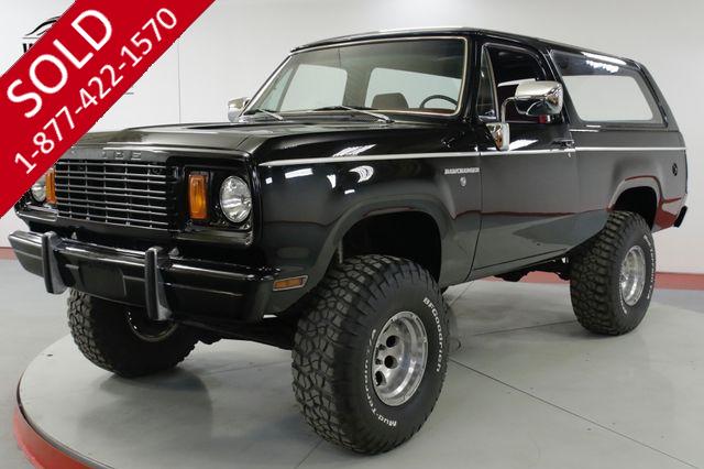 1978 DODGE  RAMCHARGER SPECIAL EDITION 4X4 PB REMOVABLE HARD TOP AC!