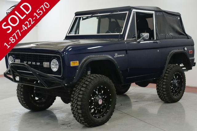 1975 FORD  BRONCO RESTORED FUEL INJECTED 302 V8 PS PB AUTO
