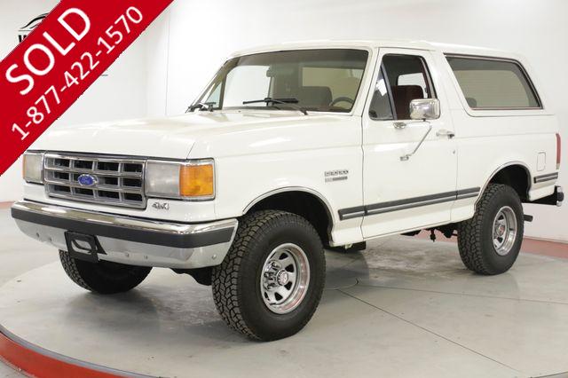 1987 FORD BRONCO COLLECTOR TIME CAPSULE 4x4 PSPB AC LOW MILES