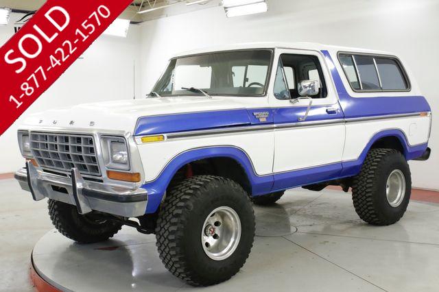 1978 FORD  BRONCO TWO TONE 4X4 REMOVABLE TOP V8 AUTO MUST SEE