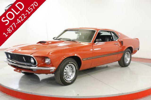 1969 FORD  MUSTANG FASTBACK MACH 1 FASTBACK 351 V8 BUCKETS. NEW PAINT
