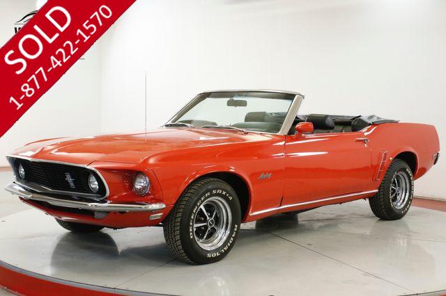 1969 FORD  MUSTANG CONVERTIBLE 351 V8 3-SPEED MANUAL