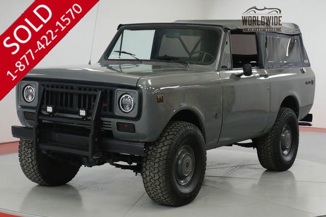 1975 INTERNATIONAL  SCOUT RESTORED. V8. PS. 4x4. LOW MILES. AUTO 