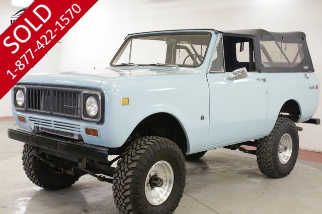 1975 INTERNATIONAL  SCOUT  II NEW PAINT 4X4 SOFT TOP LIFTED READY