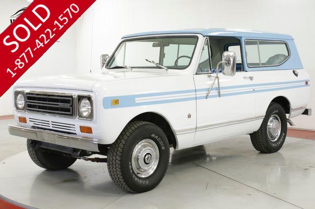 1979 INTERNATIONAL  SCOUT 4X4 PS PB ONE OWNER LOW MI CO TRUCK