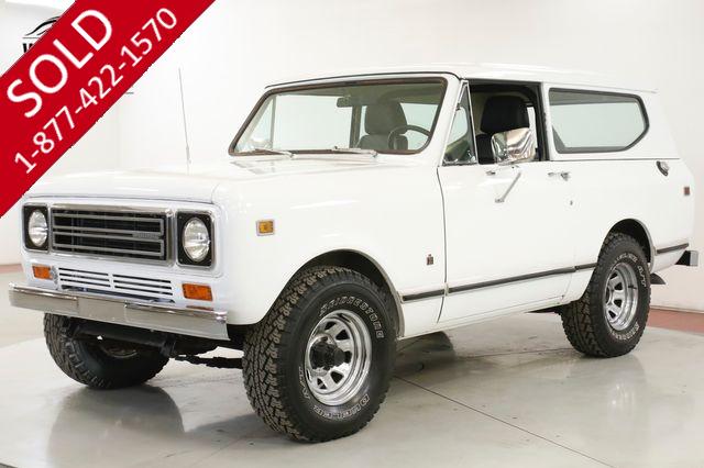 1979 INTERNATIONAL SCOUT CLEAN V8 AUTO AC HEAT COLLECTOR GRADE