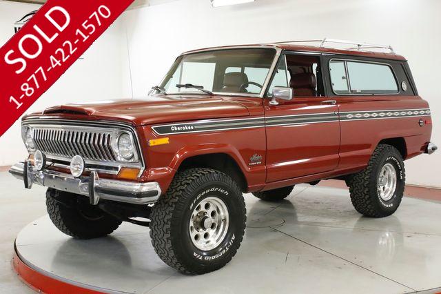 1977 JEEP  CHEROKEE LS CONVERSION!! FRAME OFF RESTORED 4x4