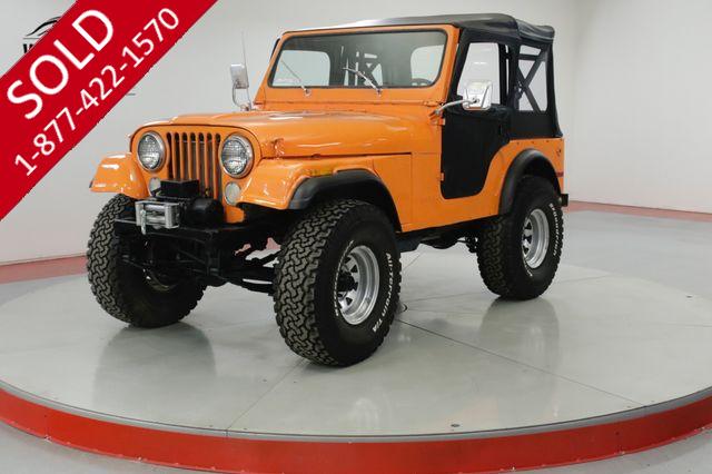 1976 JEEP  CJ5  304 V8 4X4 NEW TOP READY FOR THE SUMMER 