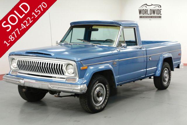 1975 JEEP J10 GLADIATOR TRUCK. V8! 4x4! PS. PB. COLLECTOR 