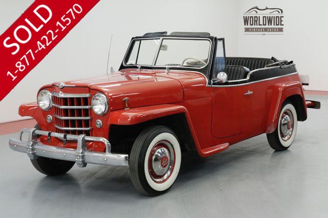 1950 JEEP JEEPSTER FLATHEAD 6 CYLINDER CONVERTIBLE MUST SEE