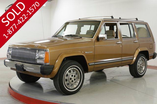 1985 JEEP WAGONEER ONE OWNER LOW MI 4X4 V6 PS PB TIME CAPSULE