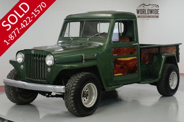 1949 JEEP WILLYS RESTORED HOT ROD V8 WILWOOD DISC BRAKES PSPB 