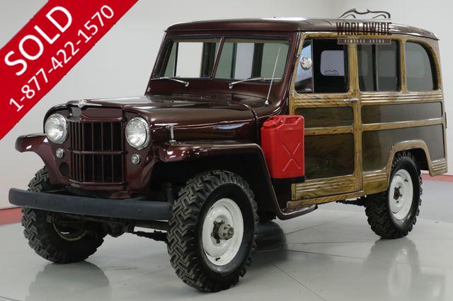 1960 JEEP  WILLYS  RARE WAGON 4x4. V8 CONVERSION! SO COOL 