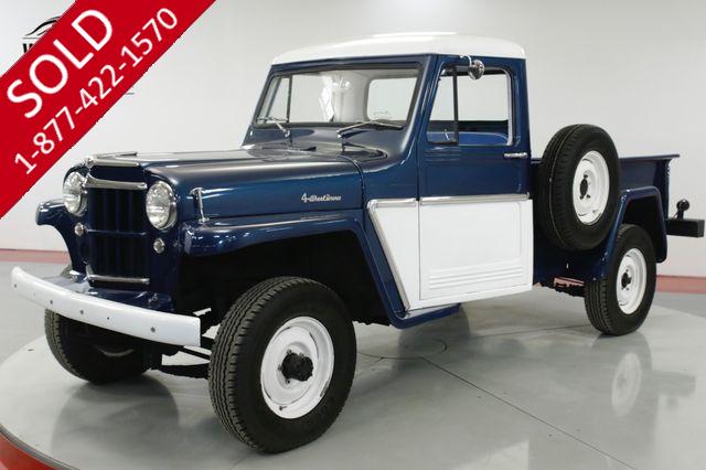 1962 JEEP WILLYS TRUCK RESTORED 4x4 COLLECTOR MUST SEE! 