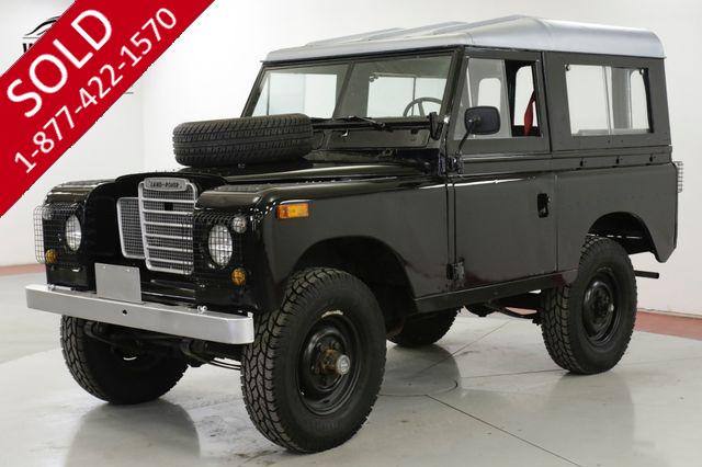1973 LAND ROVER  SERIES 4x4 CONVERTIBLE SEATS 7 OVERDRIVE DEFENDER 