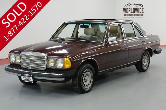 1975 MERCEDES-BENZ 300D TURBOCHARGED INLINE 5 CYL AUTOMATIC