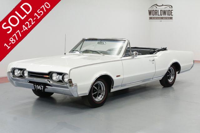 1967 OLDSMOBILE 442 CONVERTIBLE 400 V8 FACTORY 4 SPEED MANUAL RARE