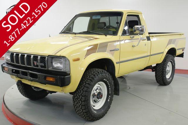 1982 TOYOTA PICKUP HILUX STRAIGHT AXLE 4x4 RARE LOW MILES 5 SPD