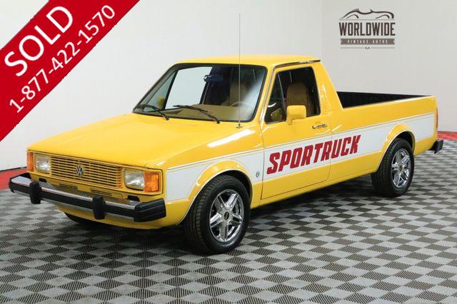 1981 VOLKSWAGEN RABBIT PICKUP RARE SPORT MODEL RESTORED ONLY MADE 4 YEARS