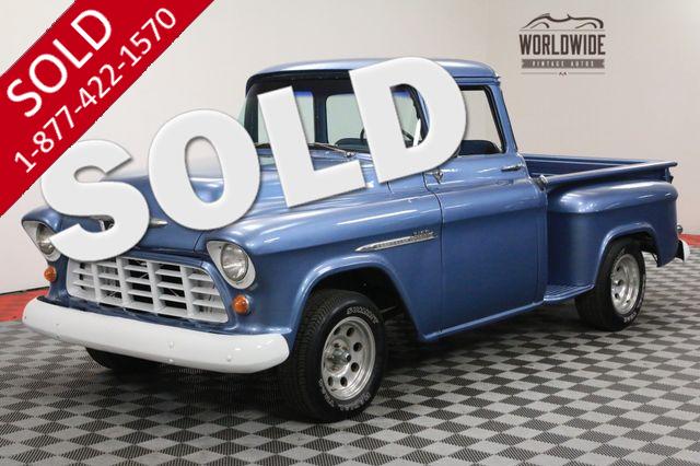 1955 CHEVROLET 3100 BIG WINDOW STEP SIDE EXCELLENT DRIVER