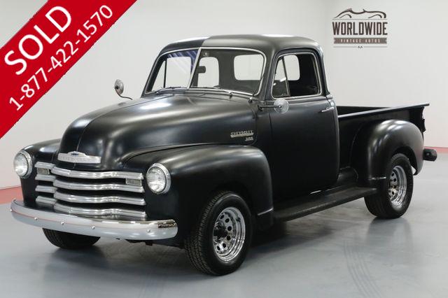 1951 CHEVROLET 3100 FIVE WINDOW PICKUP PS PB 350 V8 AUTOMATIC