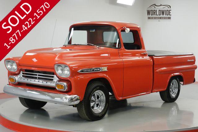 1959 CHEVROLET APACHE  TRUCK RESTORED BUILT 350 V8 5 SPEED 35K 