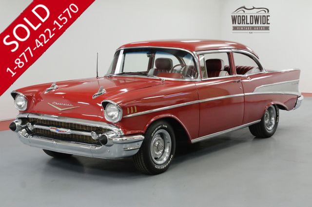 1957 CHEVROLET BELAIR RESTORED DISC BRAKES 5 SPEED 383 V8