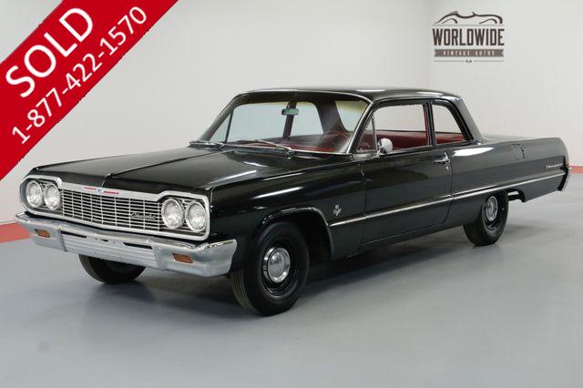 1964 CHEVROLET BISCAYNE DUAL QUAD 409V8 4-SPEED RARE