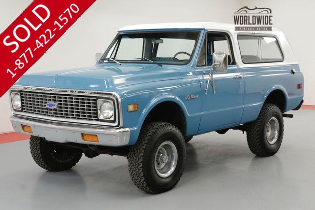 1971 CHEVROLET BLAZER K5 RESTORED CONVERTIBLE WITH FULL ROLL CAGE