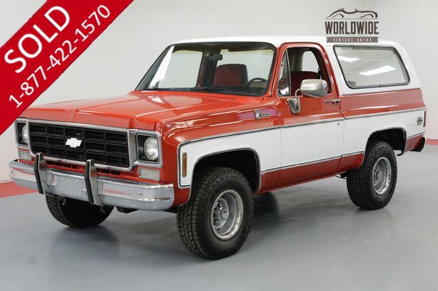 1978 CHEVROLET BLAZER K5 4X4 RESTORED CONVERTIBLE PS PB