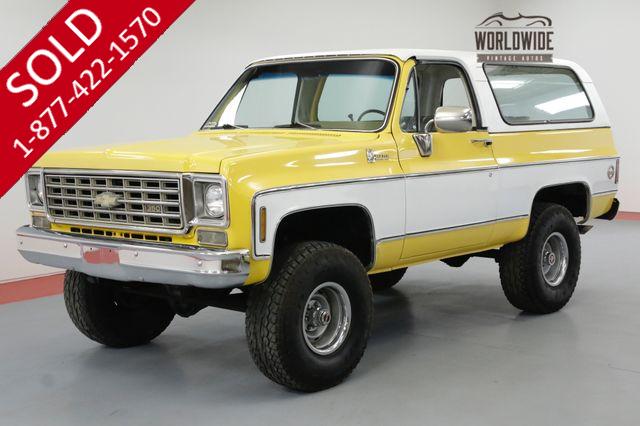 1975 CHEVROLET BLAZER K5 CHEYENNE BLAZER V8 AUTO CONVERTIBLE