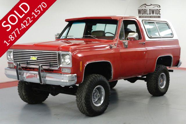 1978 CHEVROLET BLAZER RESTORED BIG BLOCK V8 CONVERTIBLE COLLECTOR