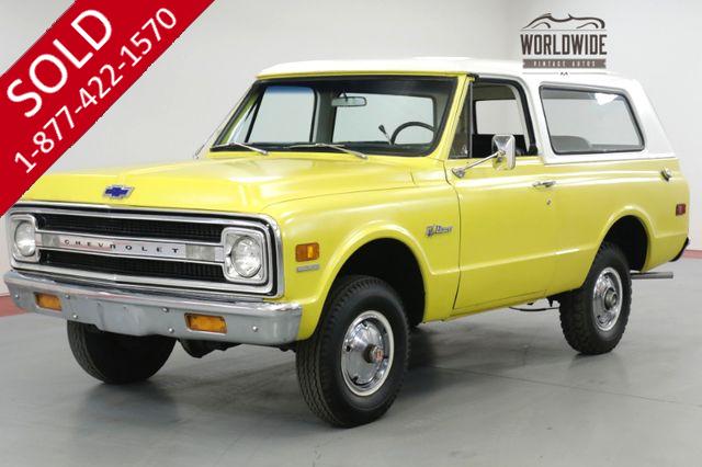 1969 CHEVROLET BLAZER 4x4. TIME CAPSULE. COLLECTOR GRADE 64K MILES 