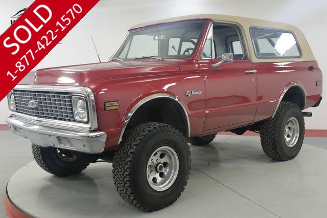 1971 CHEVROLET  BLAZER CST CONVERTIBLE 4x4 LIFT 350 V8 PS PB AUTO