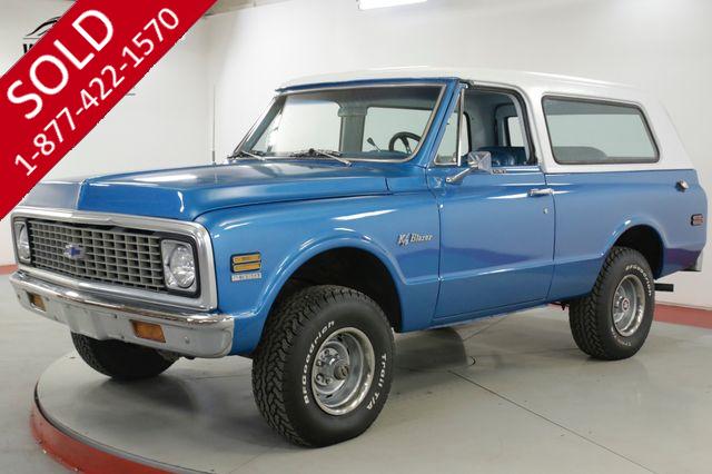 1971 CHEVROLET  BLAZER CST K5. REMOVABLE HARDTOP. 4x4 V8 PS PB AUTO 