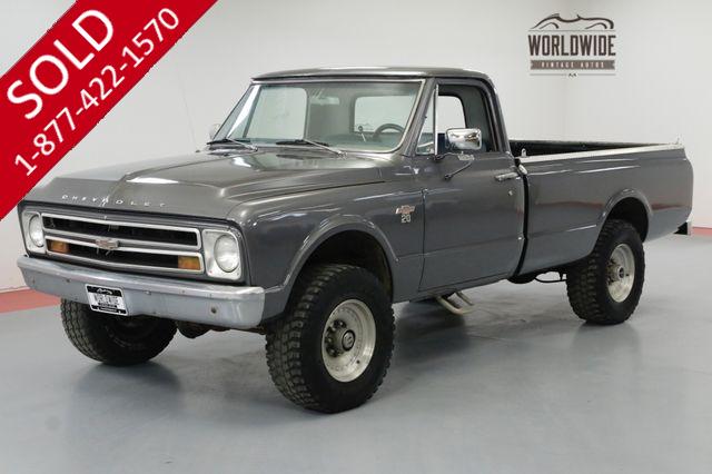 1967 CHEVROLET C20 RARE 3/4 TON FACTORY A/C 350 V8 VORTEC HEADS