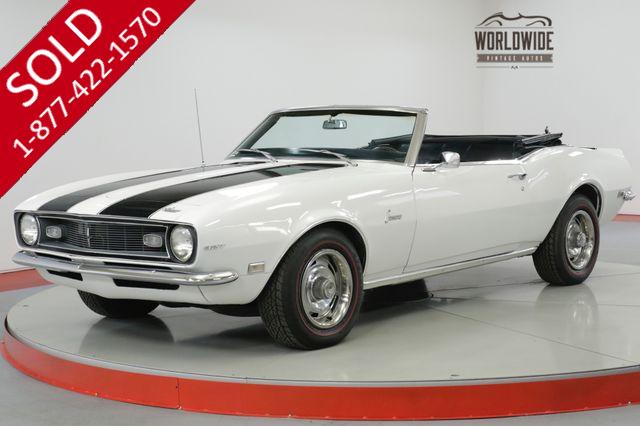 1968 CHEVROLET CAMARO RARE CONVERTIBLE HIGHLY OPTIONED V8 MUST SEE (VIP)