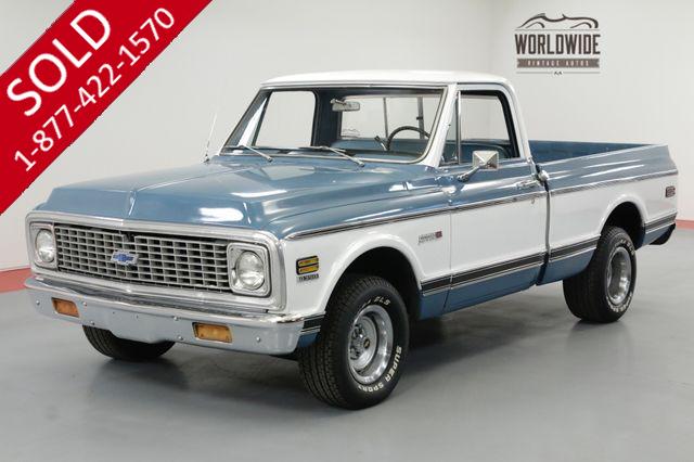 1972 CHEVROLET CHEYENNE SHORTBOX PICKUP 350V8 A/C TRUCK MUST SEE