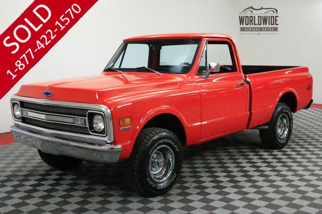 1969 CHEVROLET K10 RESTORED 350V8 4-SPEED SHORTBOX 4X4