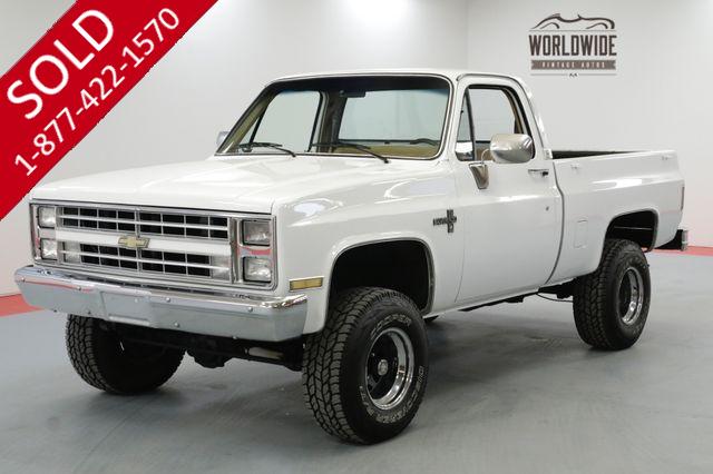 1985 CHEVROLET K10 RSTORED CRATE V8 UPDATED AC 11K MILES