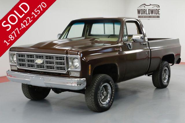 1978 CHEVROLET K10 4X4. 6.0 LS! SHORT BED. PS. PB.