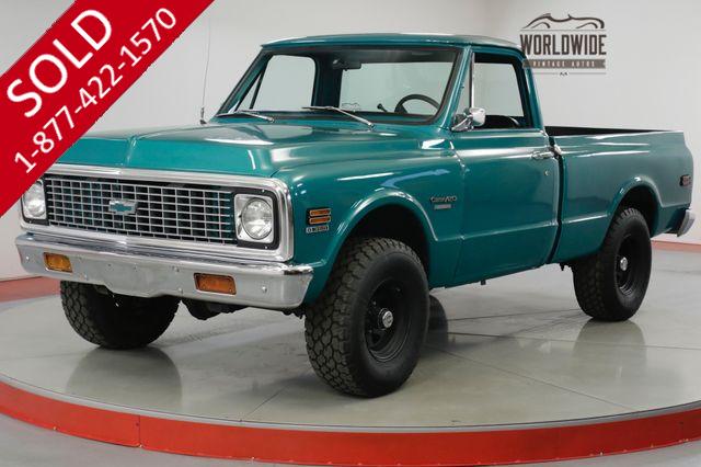 1972 CHEVROLET K10 FRAME-OFF RESTORED. 350 V8 AUTO 4X4 PS PB 