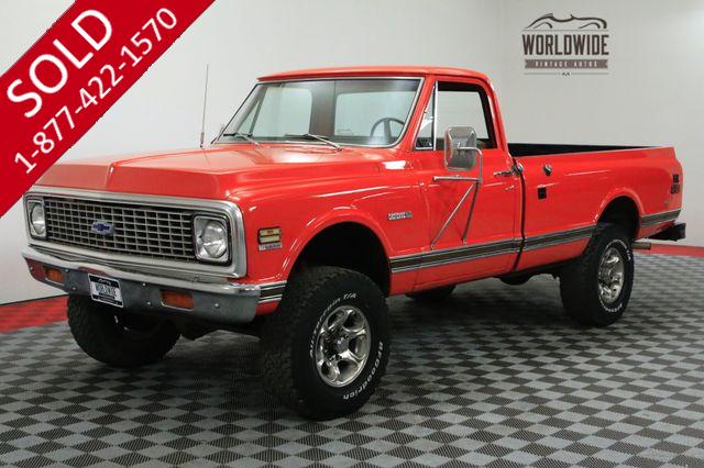 1972 CHEVROLET K20 4x4. 3/4 TON CHEYENNE! 350V8. 4-SPEED