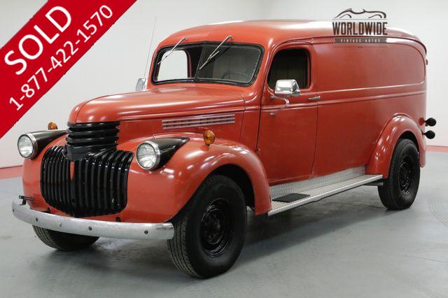 1946 CHEVROLET PANEL WAGON ORIGINALLY FIRE CHIEFS TRUCK