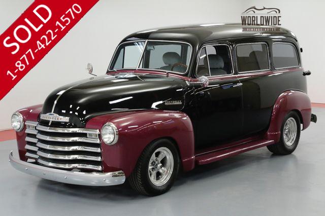 1951 CHEVROLET SUBURBAN RESTORED RARE CARRYALL V8 AUTO CHROME PS PB