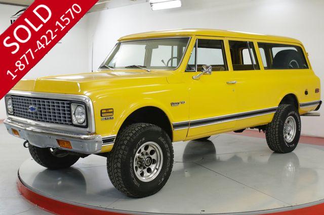 1972 CHEVROLET  SUBURBAN COLLECTOR 4x4 VINTAGE AC! CA TRUCK 454 V8