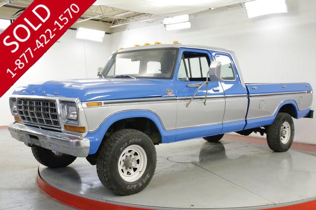 1978 FORD F250  RARE LARIAT SUPER CAB 4X4 400 NEW PAINT PS 