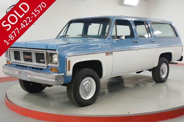 1974 GMC  SUBURBAN 4x4 COLLECTOR 17K ORIGINAL MILES 1 OWNER 